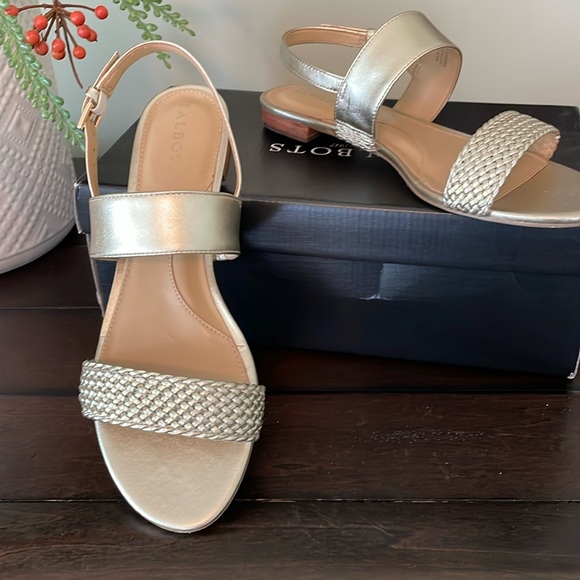 Talbots Gold Keri Braid Sandal - Picture 1 of 5